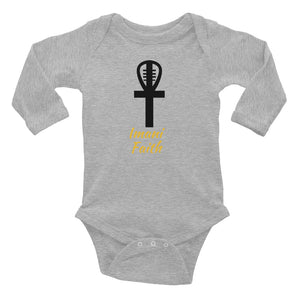 Imani Faith Symbol Infant Long Sleeve Bodysuit