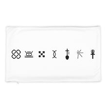 Load image into Gallery viewer, Kwanzaa Adinkra Symbols Basic Pillow Case only