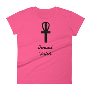 Imani Faith BLK SYM Women's short sleeve t-shirt
