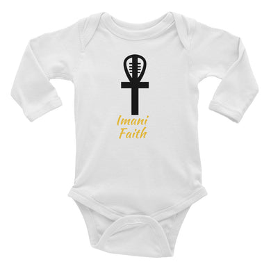 Imani Faith Symbol Infant Long Sleeve Bodysuit