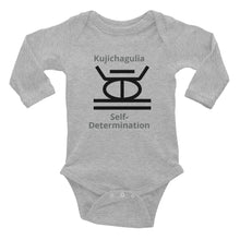 Load image into Gallery viewer, Kujichagulia Self-Determination Infant Long Sleeve Bodysuit