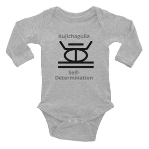 Kujichagulia Self-Determination Infant Long Sleeve Bodysuit