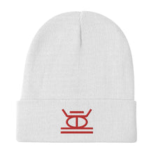 Load image into Gallery viewer, Kujichagulia SYM RED Embroidered Beanie