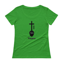 Load image into Gallery viewer, Nia Purpose Symbol Ladies&#39; Scoopneck T-Shirt