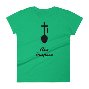 Nia Purpose BLK SYM Women's short sleeve t-shirt