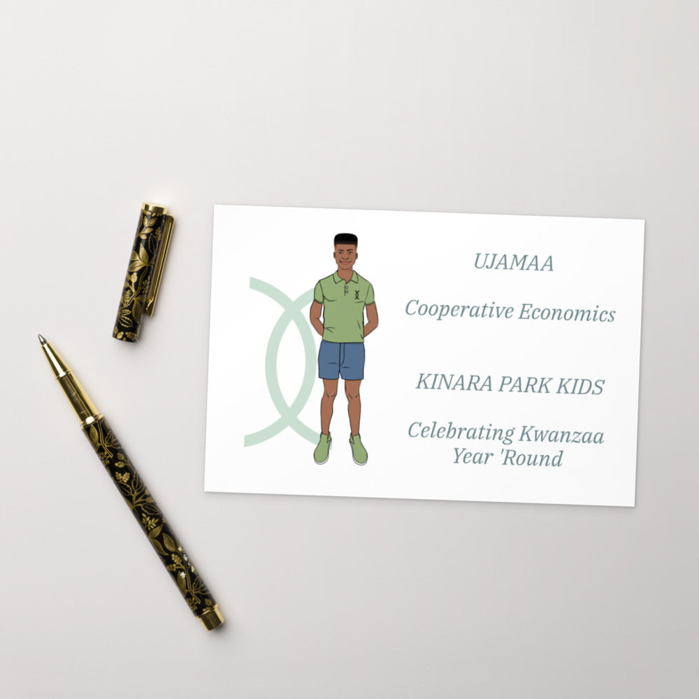 Ujamaa Cooperative Economics Standard Postcard